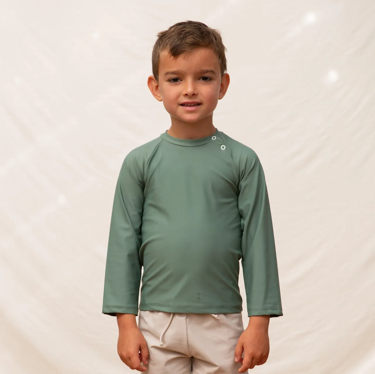 Rio Rashie 100% Recycled Nylon Swimshirt - Rosemary (1-10y)