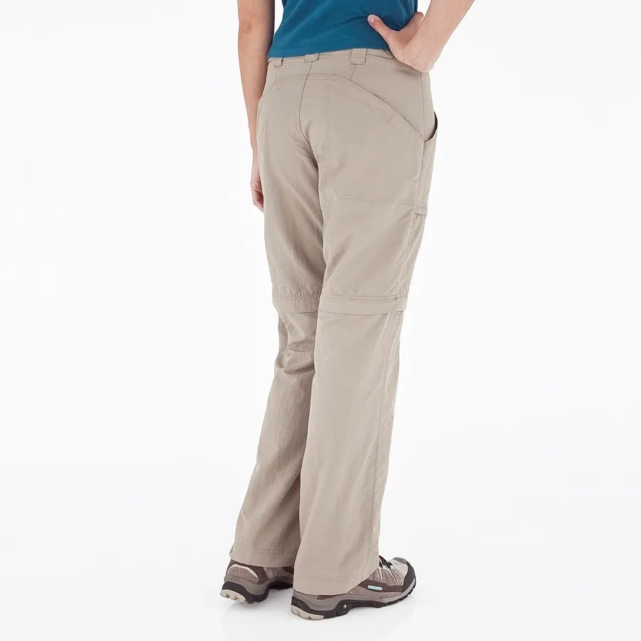 Royal Robbins Womens Back Country Zip N' Go Pant/Khaki