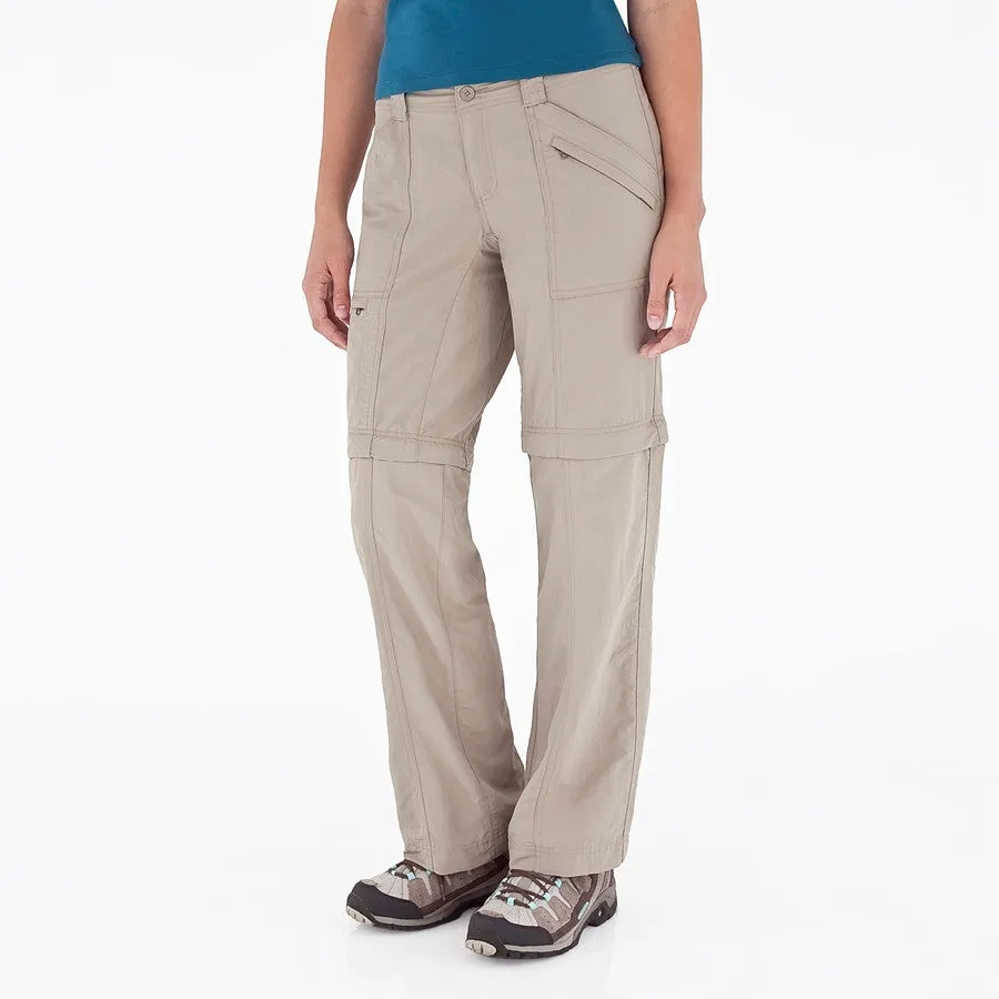 Royal Robbins Womens Back Country Zip N' Go Pant/Khaki