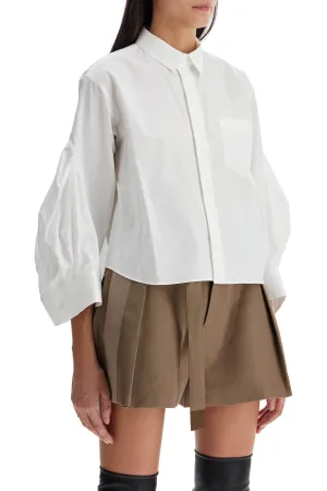 Sacai Boxy Shirt With Wide Sleeves