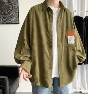 Soft Corduroy Casual Shirt