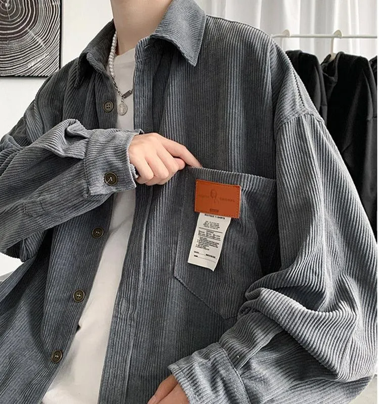 Soft Corduroy Casual Shirt