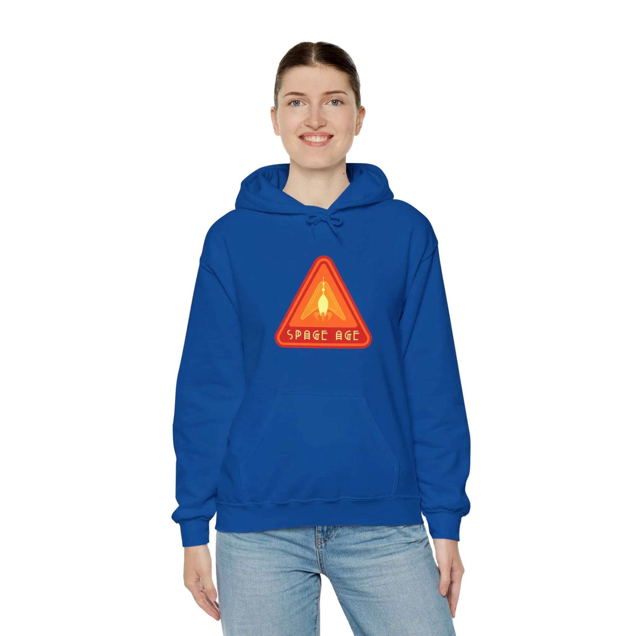 Space Age Sign Retro Sci-Fi Hoodie