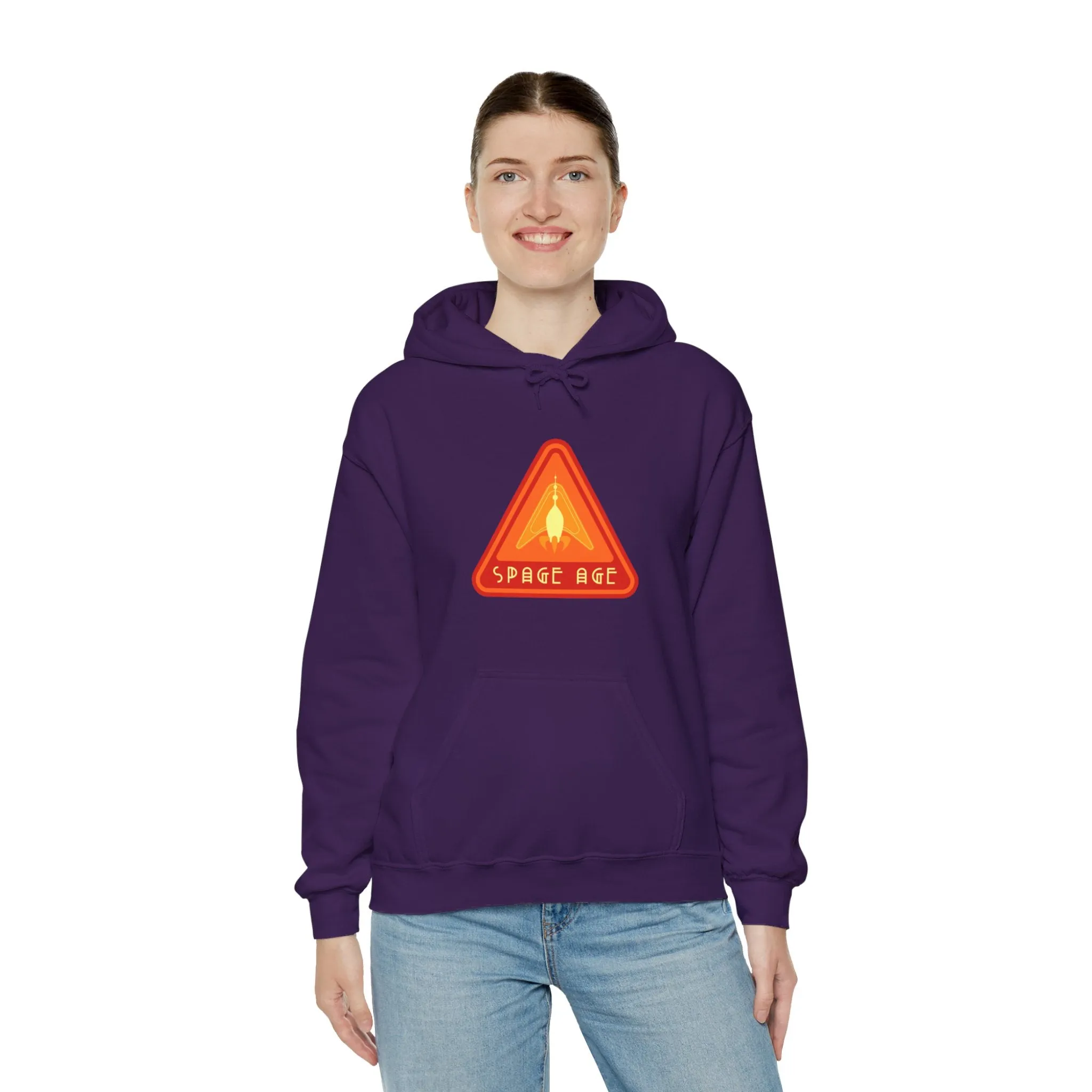 Space Age Sign Retro Sci-Fi Hoodie