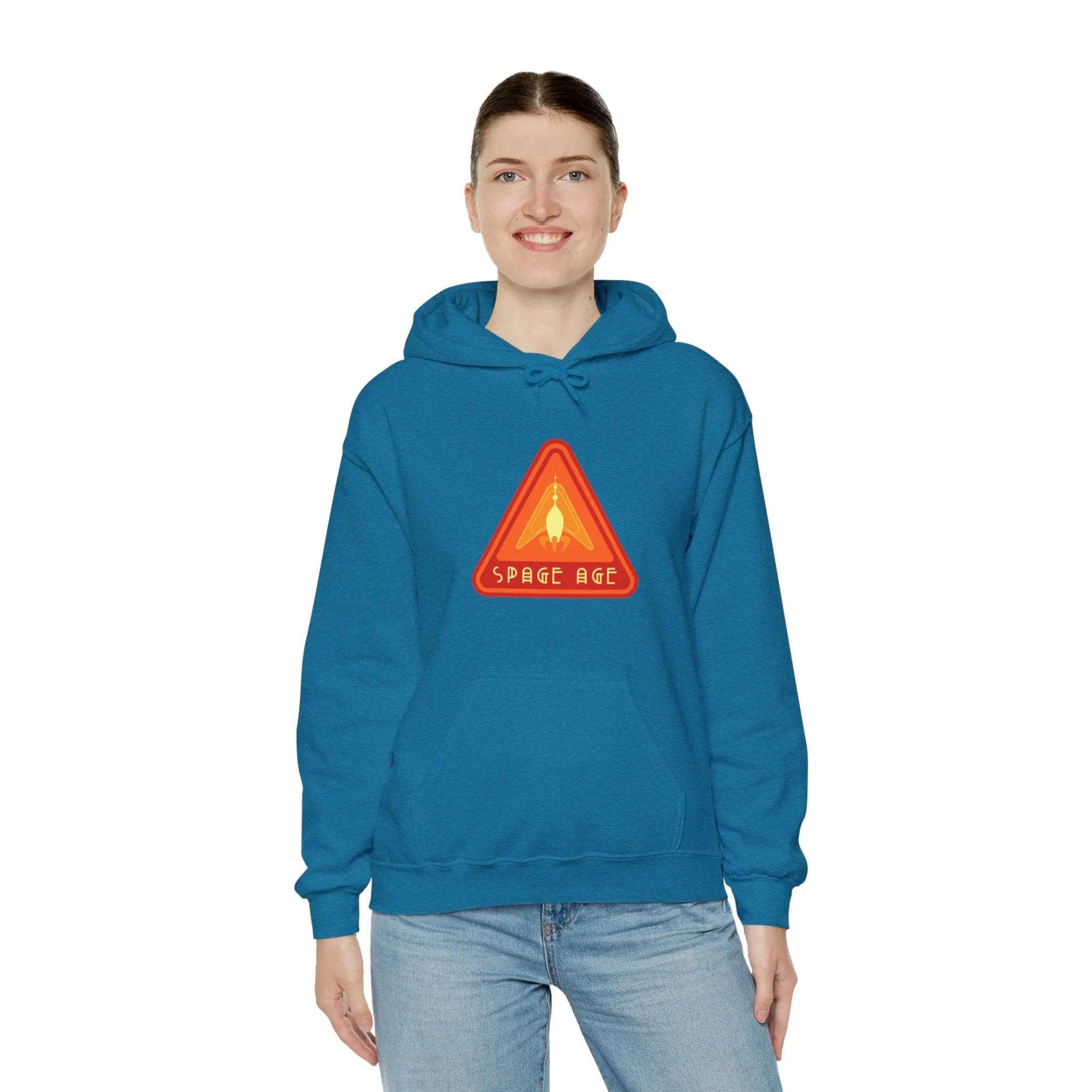 Space Age Sign Retro Sci-Fi Hoodie