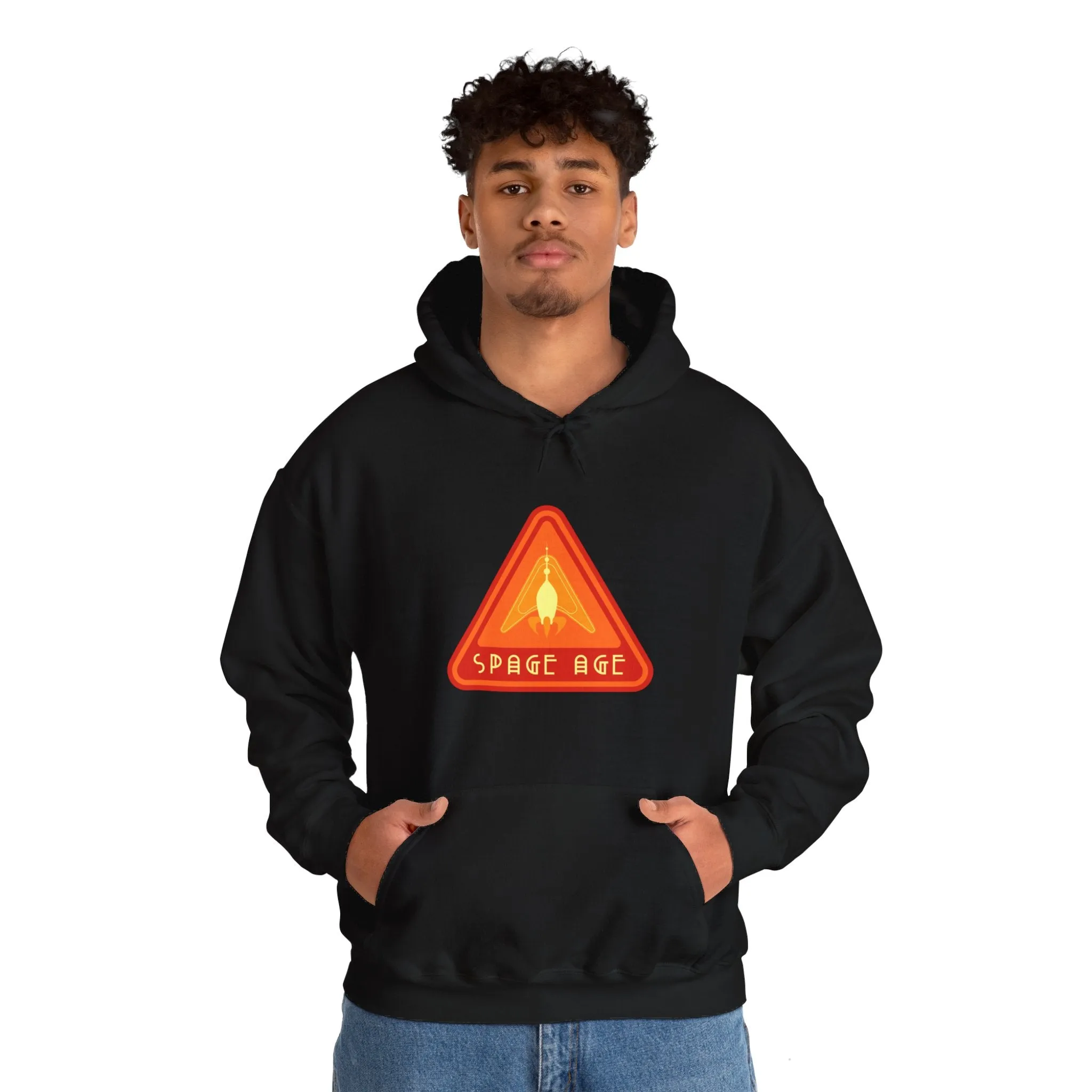 Space Age Sign Retro Sci-Fi Hoodie