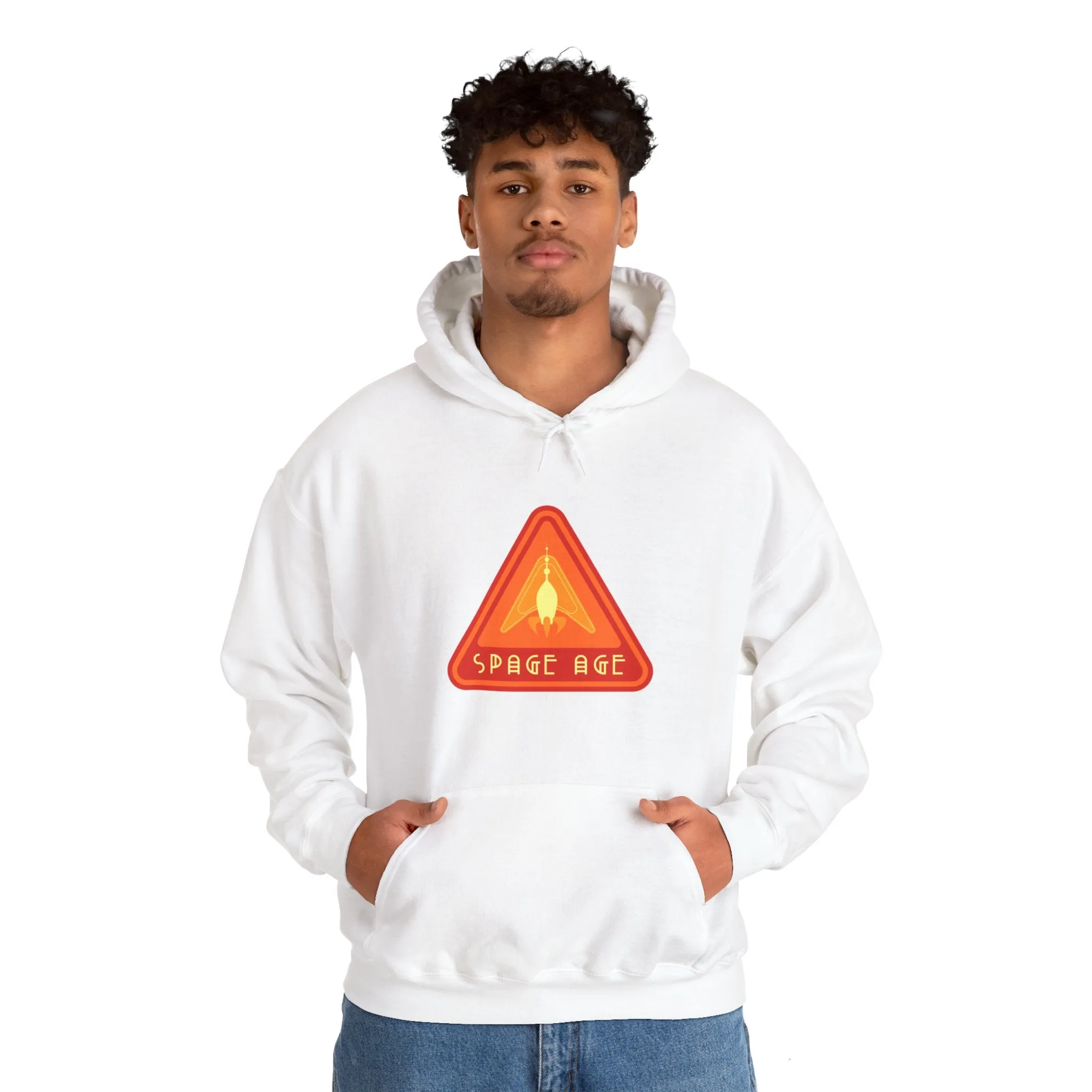 Space Age Sign Retro Sci-Fi Hoodie