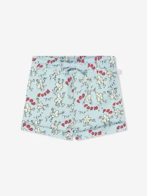 Stella McCartney Baby Boys Popcorn Shorts in Blue