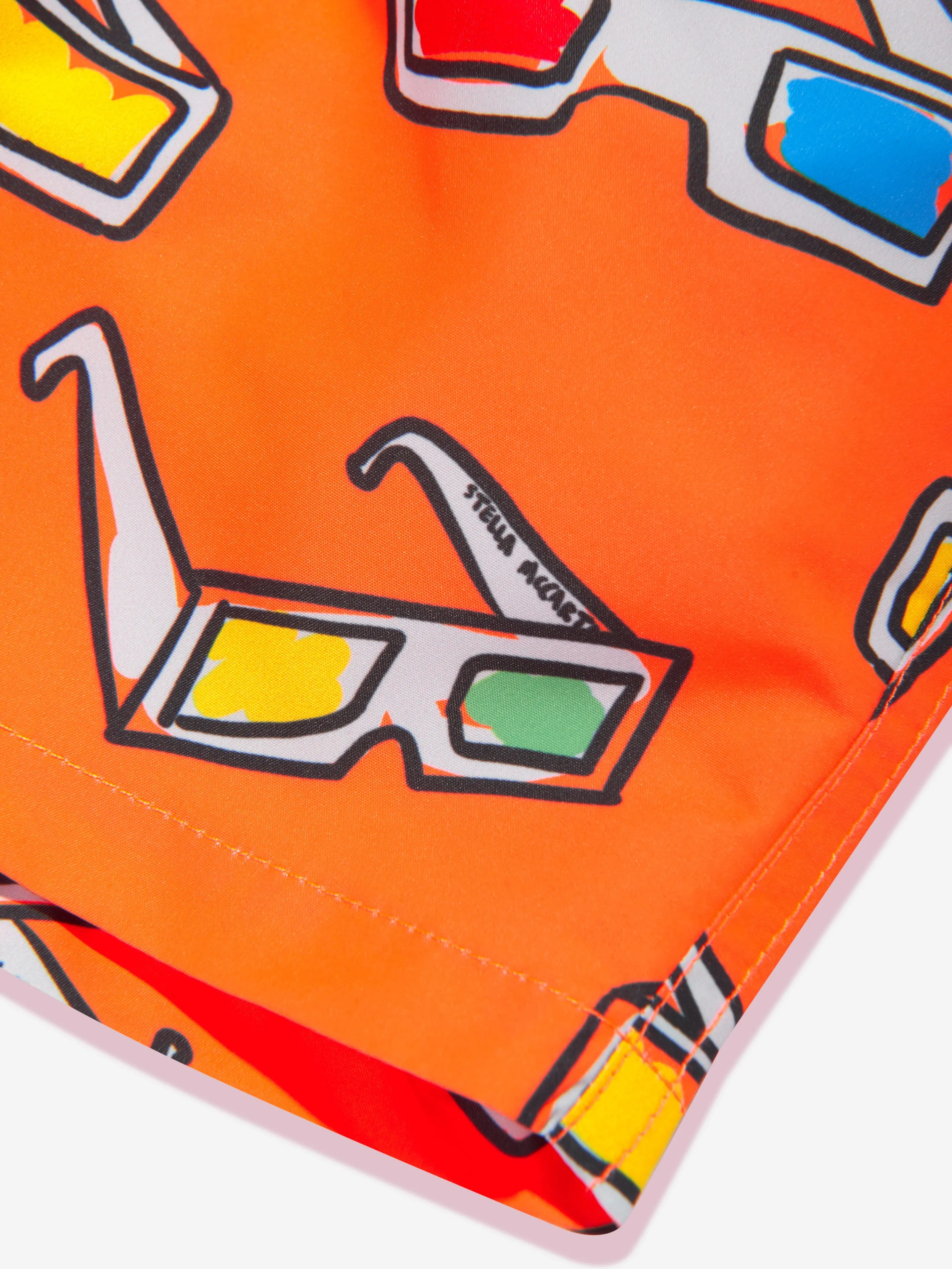 Stella McCartney Baby Boys Sunglasses Swim Shorts in Orange