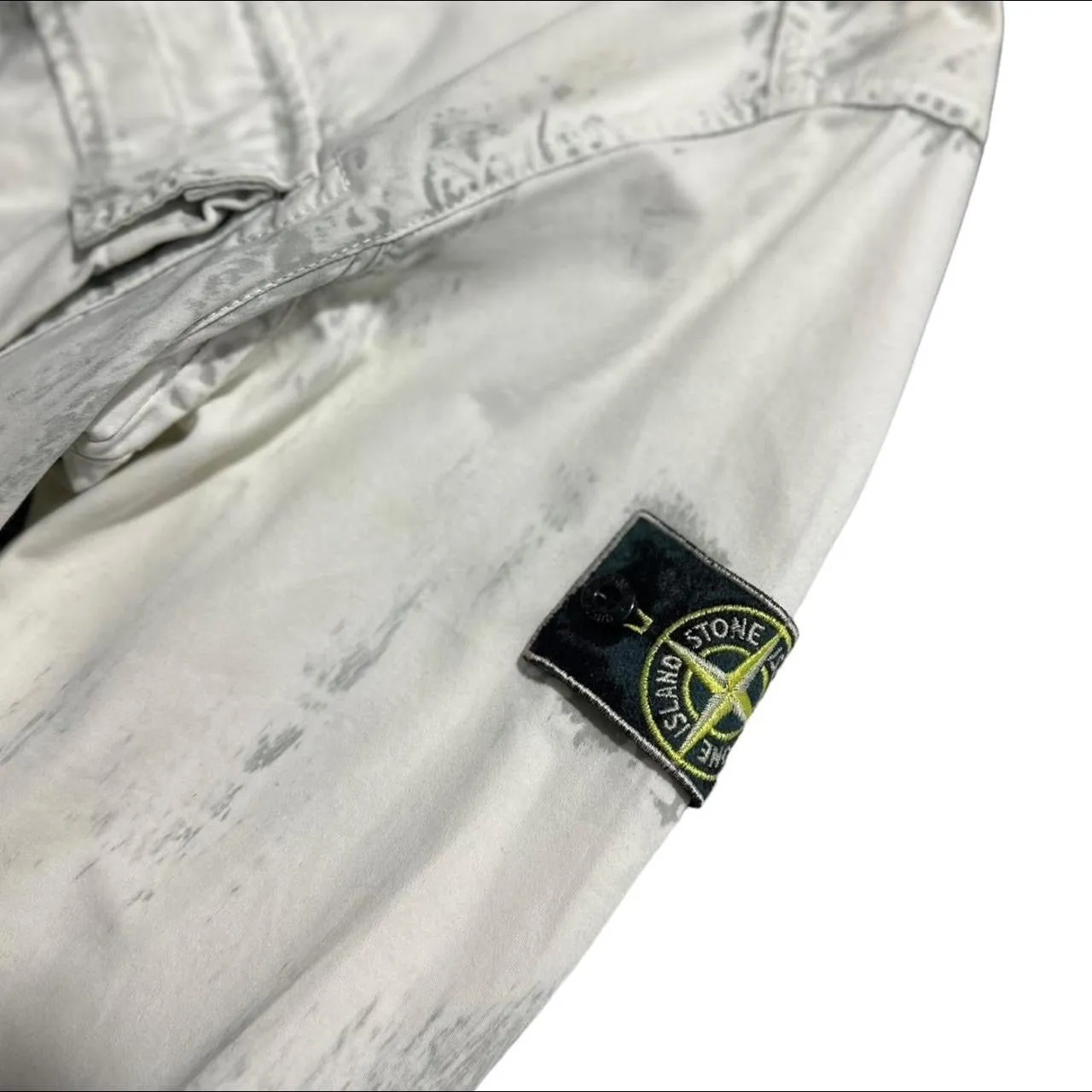 Stone Island Hand Corrosion Raso Field Jacket