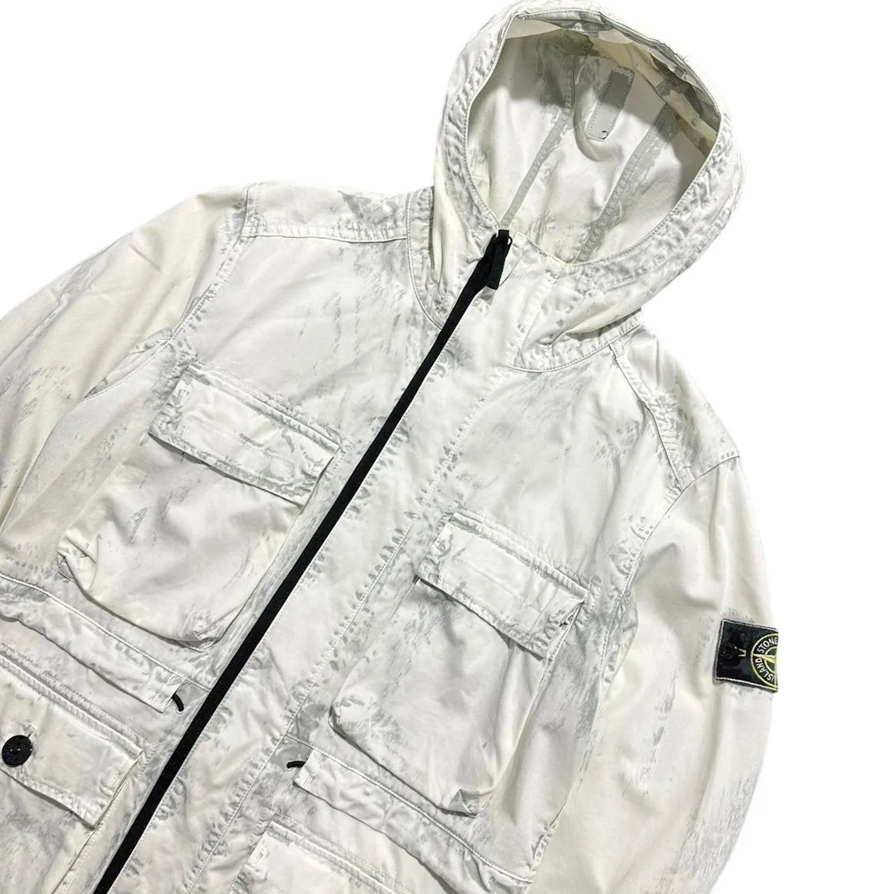 Stone Island Hand Corrosion Raso Field Jacket