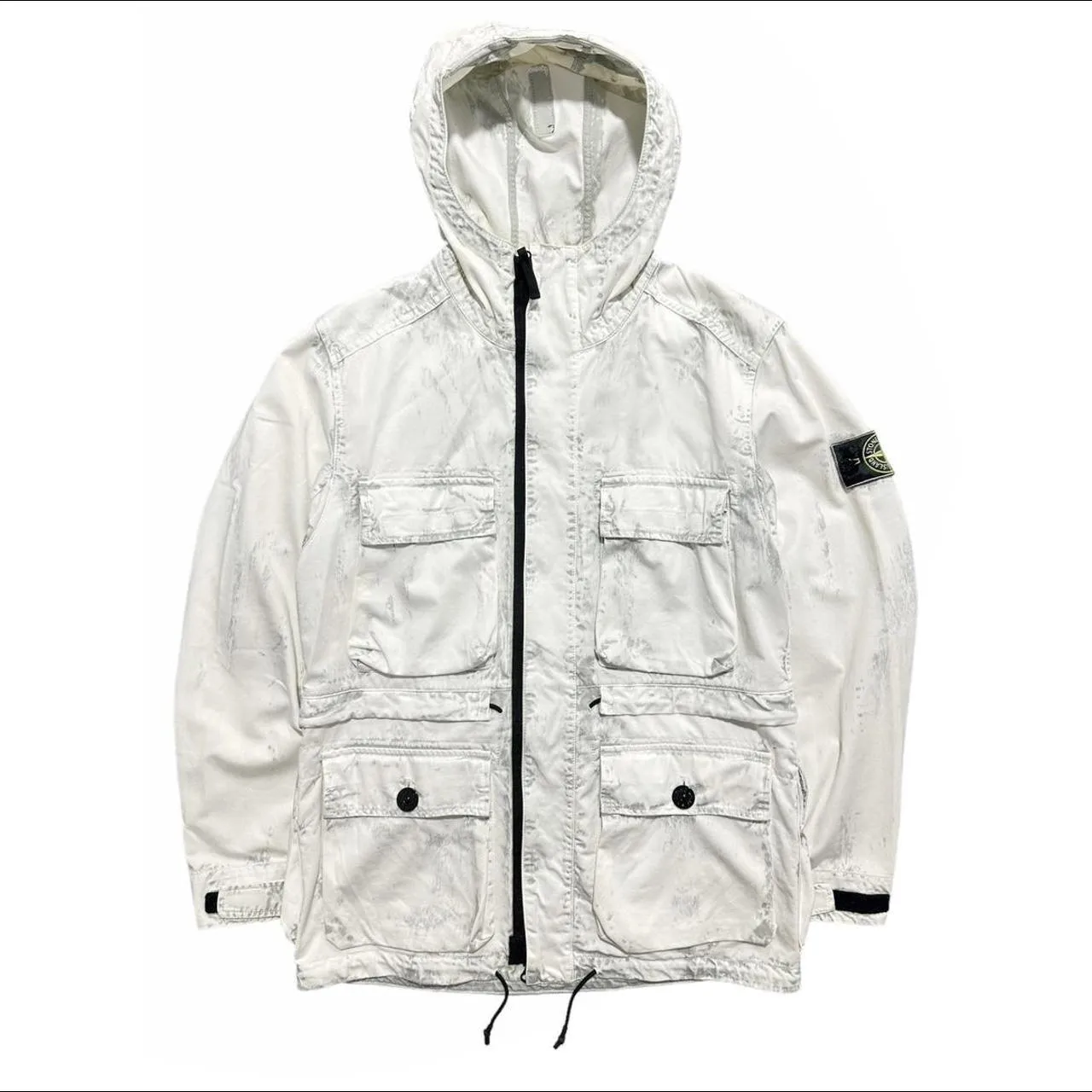 Stone Island Hand Corrosion Raso Field Jacket