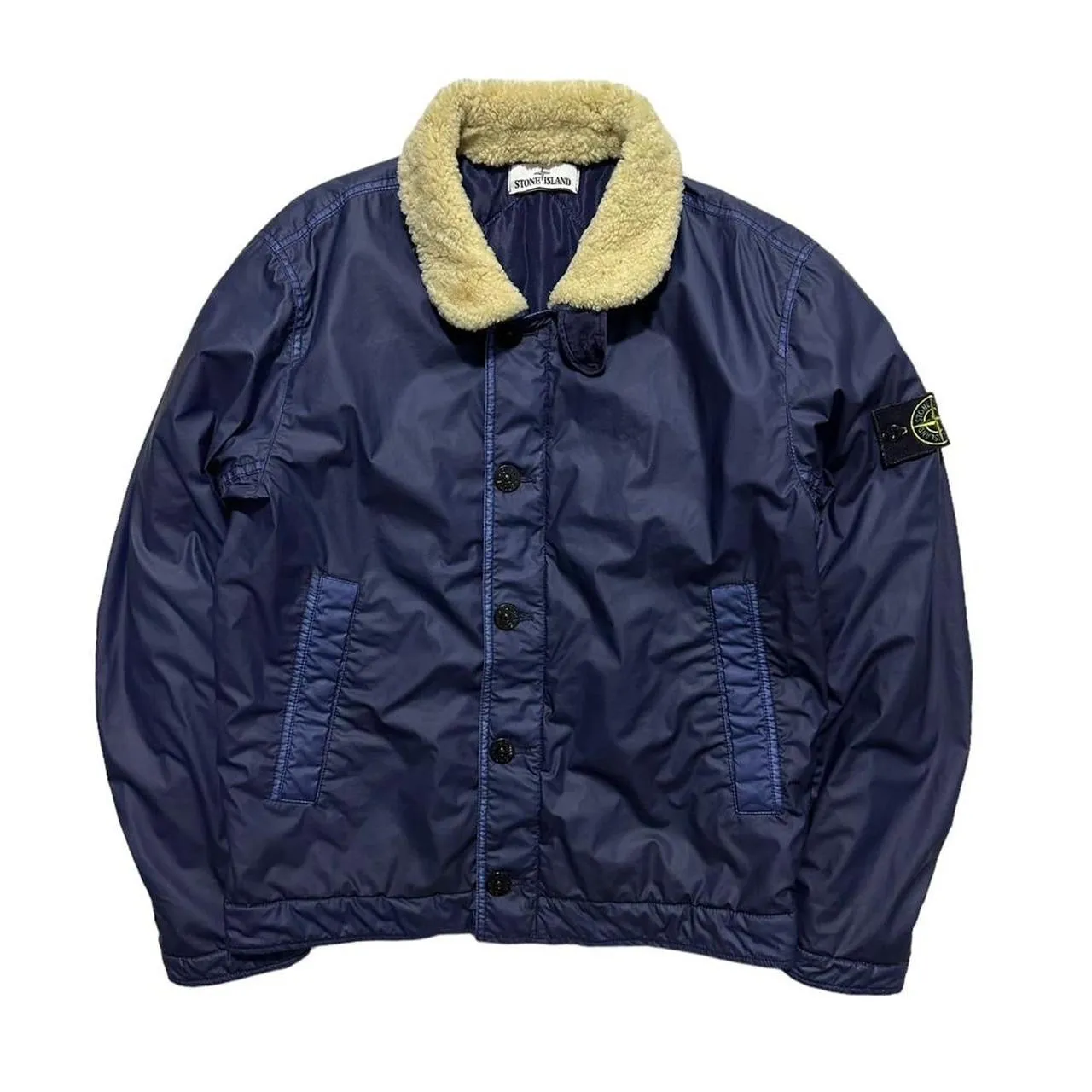 Stone Island Mussola Gommata Flight Jacket