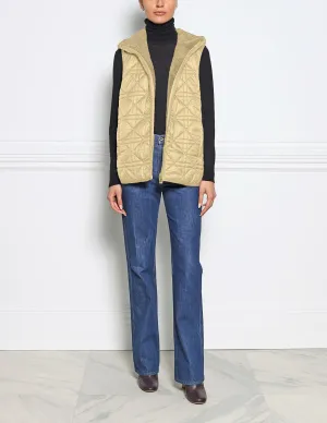 The Black Locust Shearling Vest