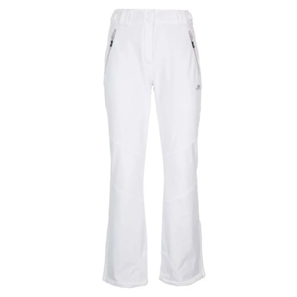 Trespass Lois Womens Slim Fit Ski Pants, White