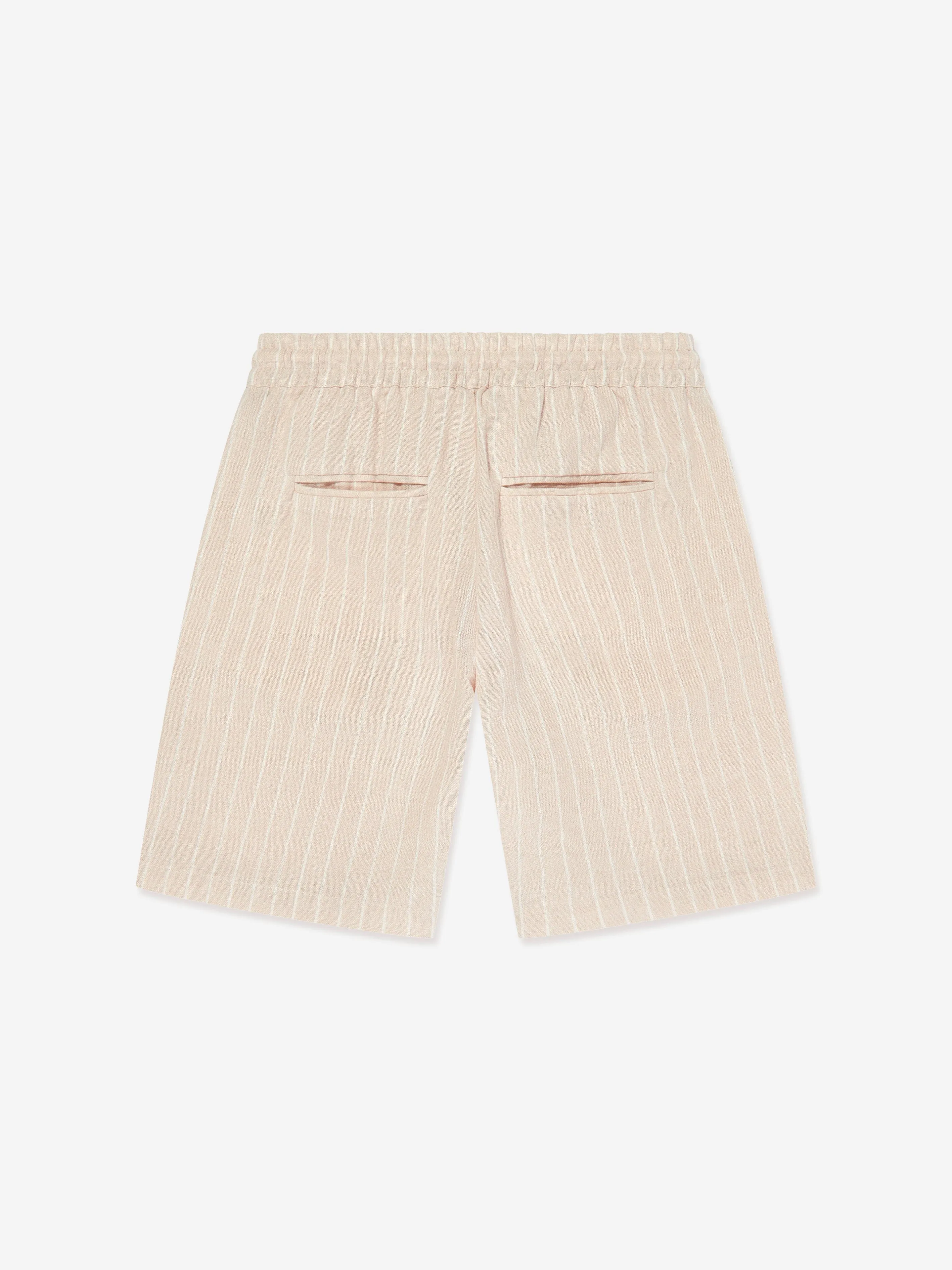 Trussardi Boys Vaplit Bermuda Shorts in Beige