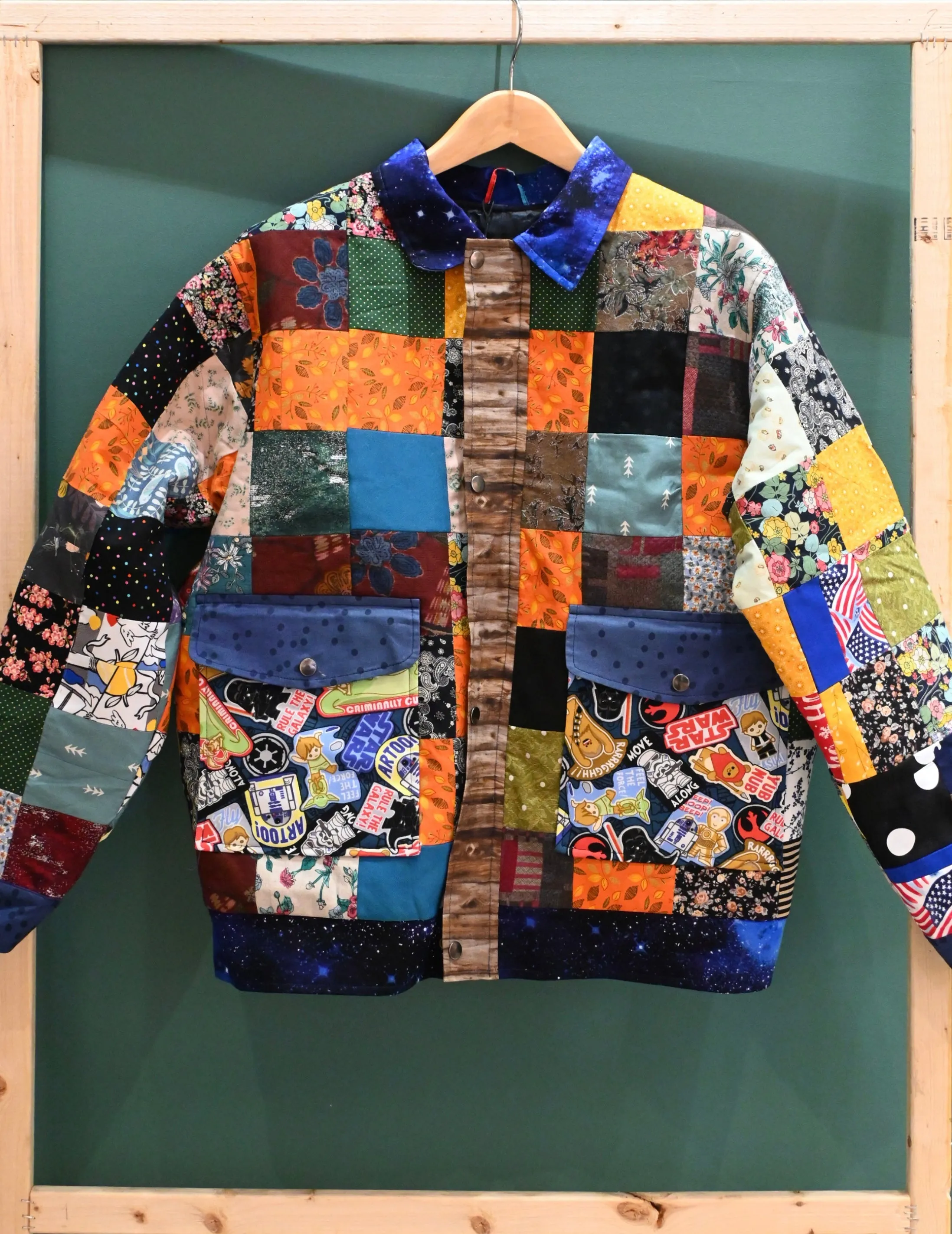 Upcycled Cotton Patchwork Outerwear