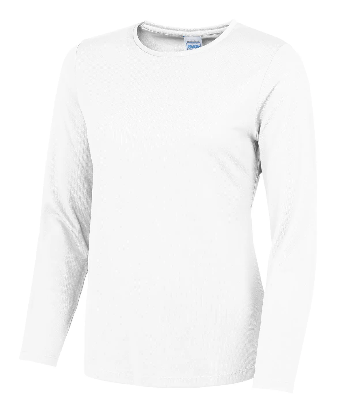 Womens long sleeve cool T | Arctic White