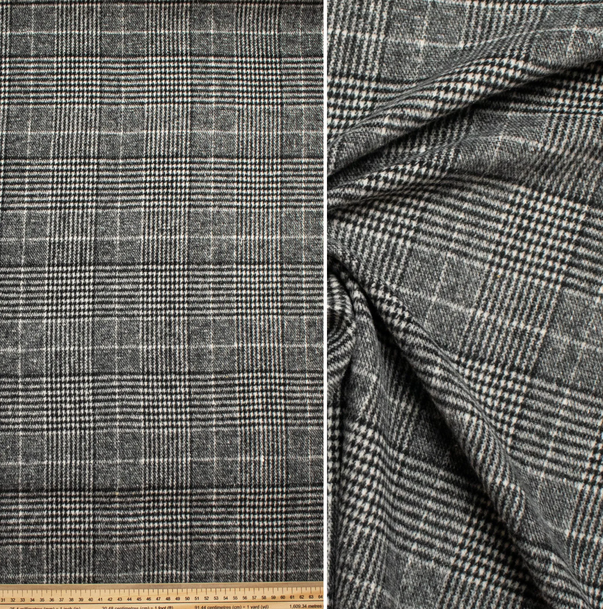 Wool Melton Checks Design 10